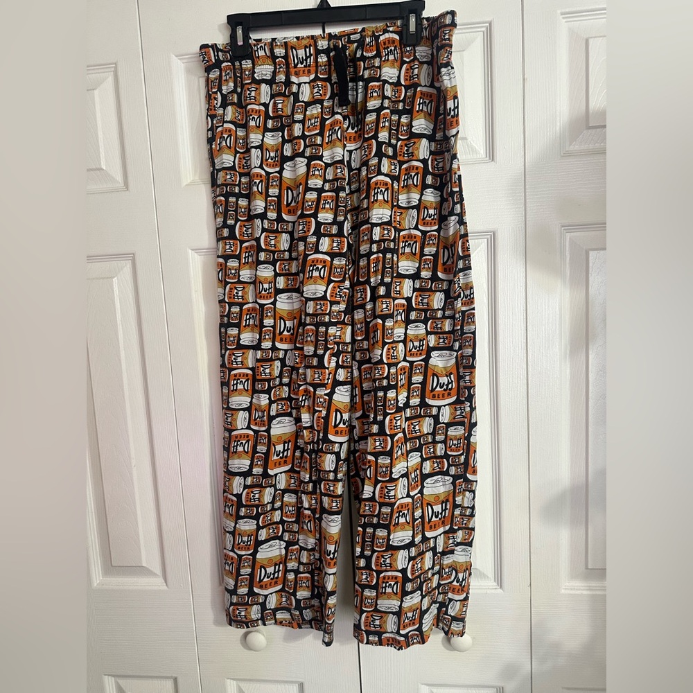 Duff Beer Themed Pajama Pants
